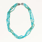 Nevada Turquoise Necklace with Indian Silver Clasp
