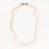 Tiny Sweet Water Pearl Necklace w/ Indian Silver Clasp