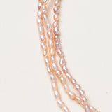 Tiny Sweet Water Pearl Necklace w/ Indian Silver Clasp
