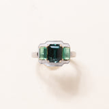 Green Tourmaline Ring
