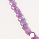 Honeycomb Shaped Star Ruby Necklace with Silver, Diamond & Ruby Snake Clasp