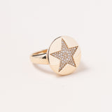 Diamond Star Gold Ring