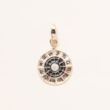 Gold Zodiac Circle Pendant