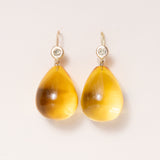 Amber Drop Earrings