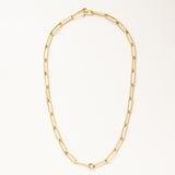 14k Gold Paper Clip Chain