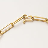 14k Gold Paper Clip Chain