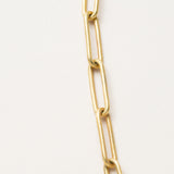 14k Gold Paper Clip Chain