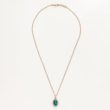 18k Gold & Emerald Necklace
