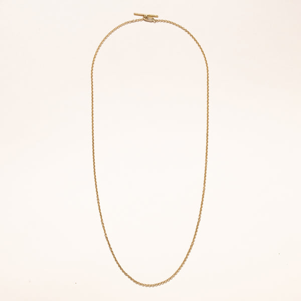 18K Gold Cable chain