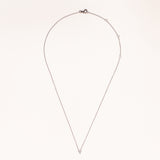 Diamond Pave Tiny Mushroom Necklace