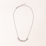 Necklace of Diamond Slices encircled by Pave Diamonds