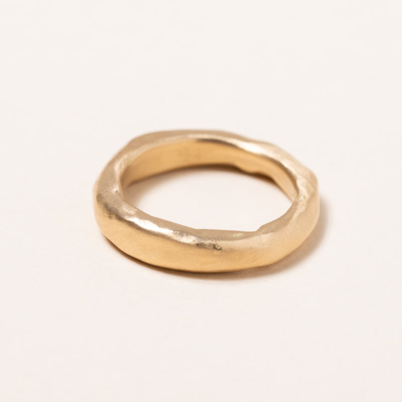 18K Gold Free Form Rings