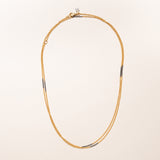 Gold Fused and Sterling SIlver Chain