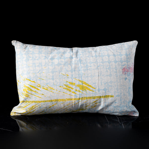 Eco Lumbar Pillow - Leaf Splatter