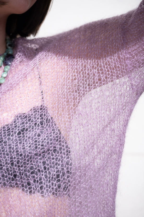 Long Sleeve Pink TurtleNeck Knit