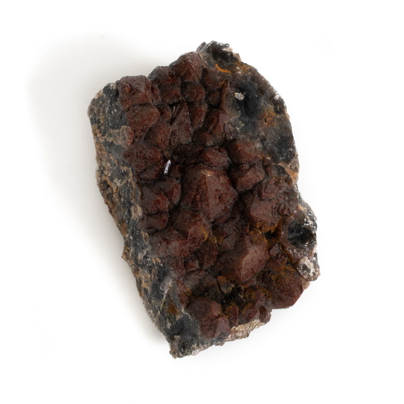 Hematite on Amethyst Cluster - Small