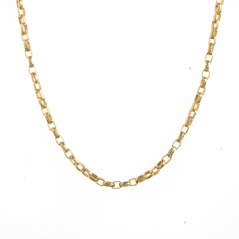 heavy gold link 18k chain