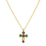 Cross Gold Pendant Necklace