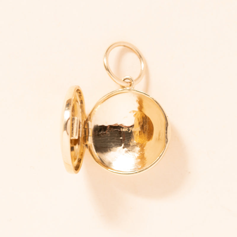 diamond star gold locket pendant 