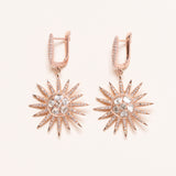 Diamond Sun Earrings