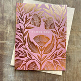 "I Love You," Greeting Card