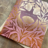 "I Love You," Greeting Card