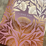 "I Love You," Greeting Card