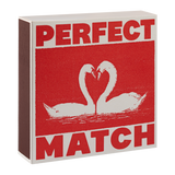 I Like You Swan | Square - Safety Matches