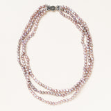 Sweet Water Pearl Necklace with Indian Silver Clasp