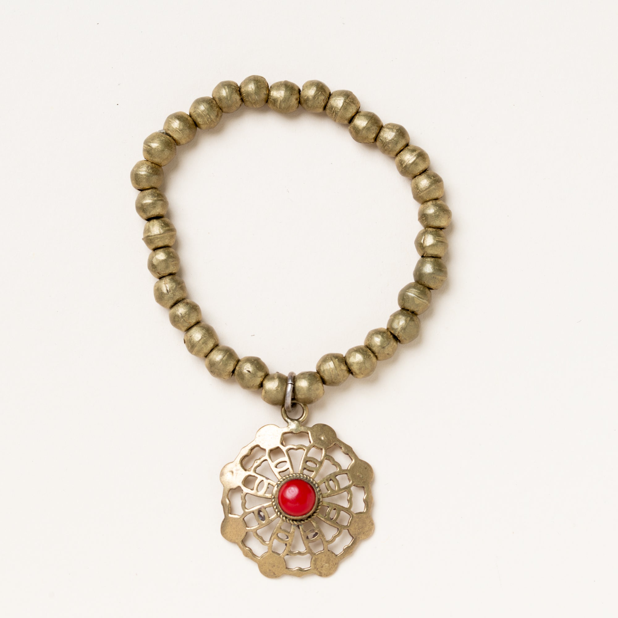 Tibetan & African Beads and Pendants Bloom Bracelet