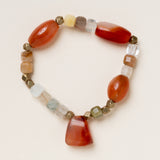 Brass, Phantom Crystal & Carnelian