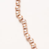 Vintage Pearls with Silver/Diamond Clasp Necklace