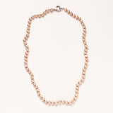 Vintage Pearls with Silver/Gold/Diamond Clasp Necklace