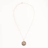 18K Gold Filled Satellite Chain with Bronze Bumble Bee Pendant
