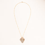 18K Gold Filled Satellite Chain with Bronze 3 Mini Hearts