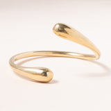 Twisted Dome Bangle Made of Brass