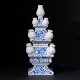 Tulip Vase 3-tier Dainty Flowers- Ceramic 40cm
