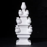 Tulip Vase 3-tier-Matte White