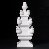 Tulip Vase 3-tier white