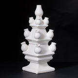 Tulip Vase 3-tier white