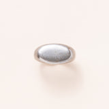 Silver Oval Ring