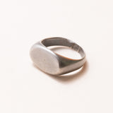 Silver Oval Ring