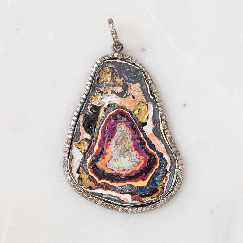Andrew Jensdotter Paint Chip Pendant
