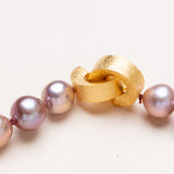 Edison Freshwater Pearl with Gold Plated Clasp Necklace