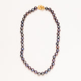 Iridescent Black Pearl Necklace
