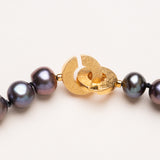 Iridescent Black Pearl Necklace