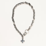Square Cross Necklace 18"