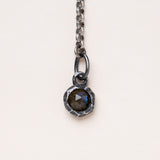 Red Braided Cord with  Moonstone Pendant Necklace