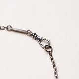 Sterling Chain Necklace with Labradorite Pendant