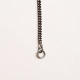 Long Black Spinel and Chain Necklace